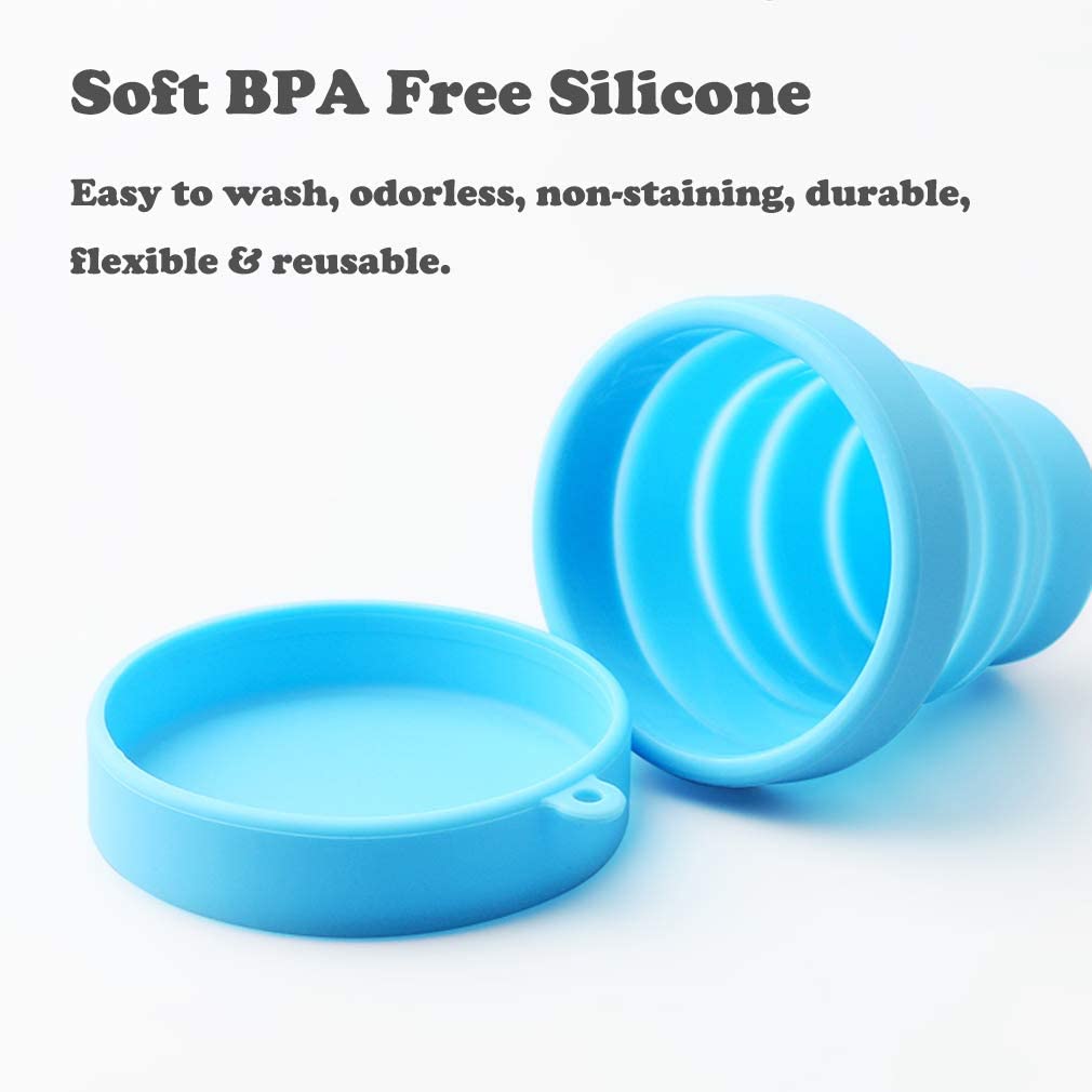 Ly Gấp Gọn ANAEAT Bằng Silicon Thiết Kế Sáng Tạo Đa Năng Tiện Lợi Phong Cách Thể Thao Du Lịch Ngoài Trời