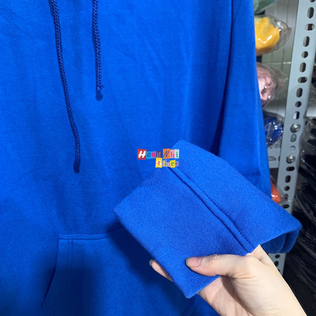 Áo Khoác Hoodie Trơn Ulzzang Unisex Màu Xanh Bích Chất Nỉ Bông Cao Cấp Dáng Rộng Nam Nữ -