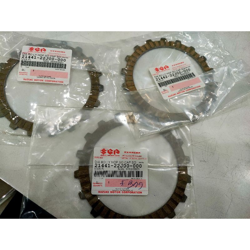 Bố nồi zin suzuki Viva Fi 115(2 lá dày+1 lá thưa)