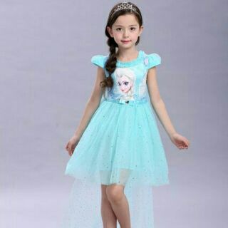 Đầm Elsa áo choàng dài