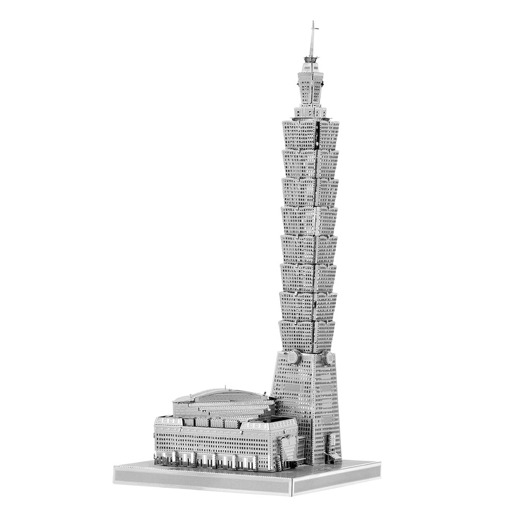 Đồ Chơi Mô Hình Kim Loại 3D Tự Lắp: Tháp Taipei 101 - EDC STUFF shop