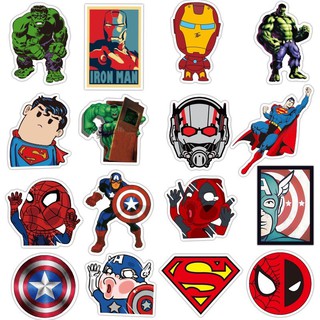 Set 50 sticker PVC Marvel