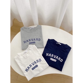 Áo thun in chữ Harvard