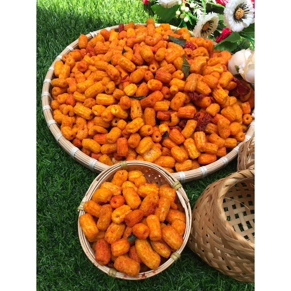 Nui Chiên Khô Bò Lá Chanh Gói 300Gram