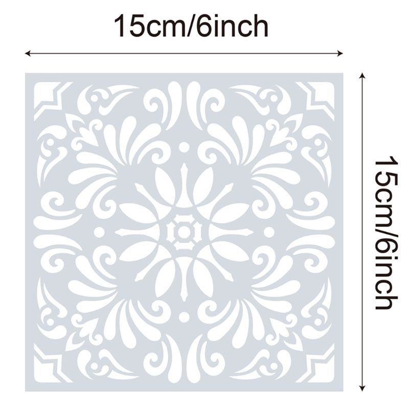 16 Khuôn Mẫu Họa Tiết Mandala Dùng Vẽ Trang Trí Sổ Tay DIY Thẻ