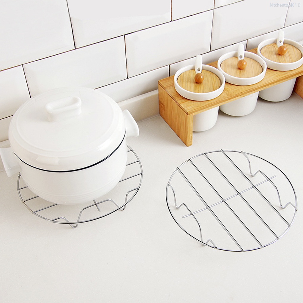 Giá Hấp Bằng Thép Không Gỉ Chống Bỏng Chân Cao Tiện Dụng Cho Nhà Bếp / Nhà Tắm