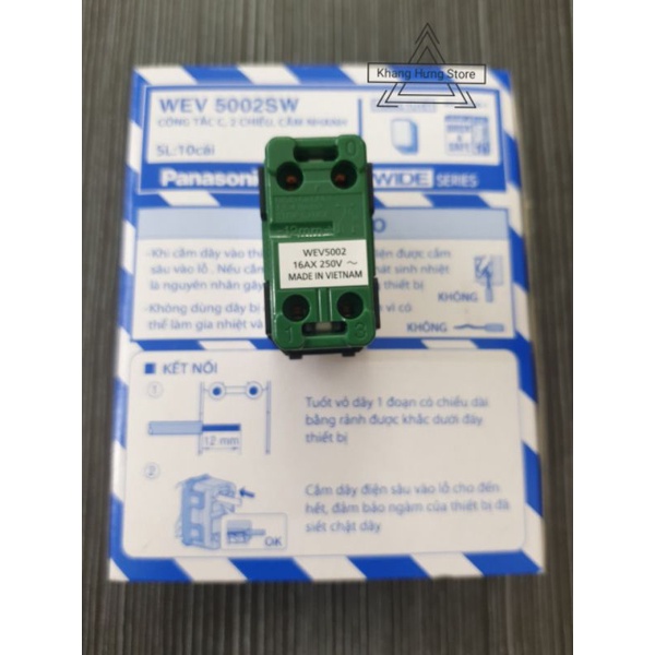 Công tắc 1 chiều, 2 chiều Panasonic Wide WEV5001SW , WEV5002SW