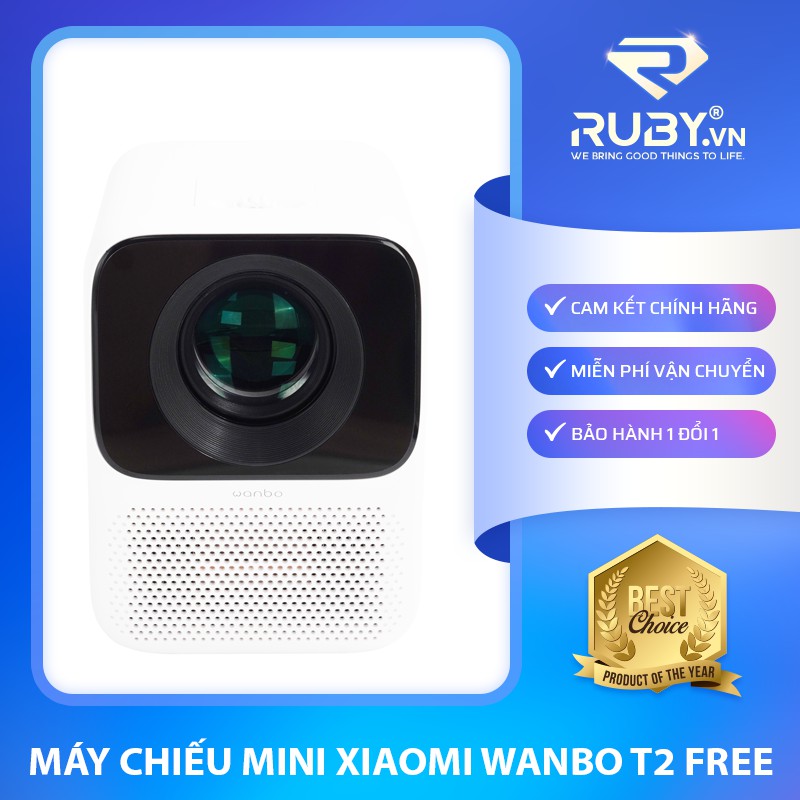 [HÀNG HOT] Máy Chiếu Mini Xiaomi Wanbo T2 FREE chính hãng FullHD 1080P Phù Hợp Với Màn Hình Chiếu 40-120 inch