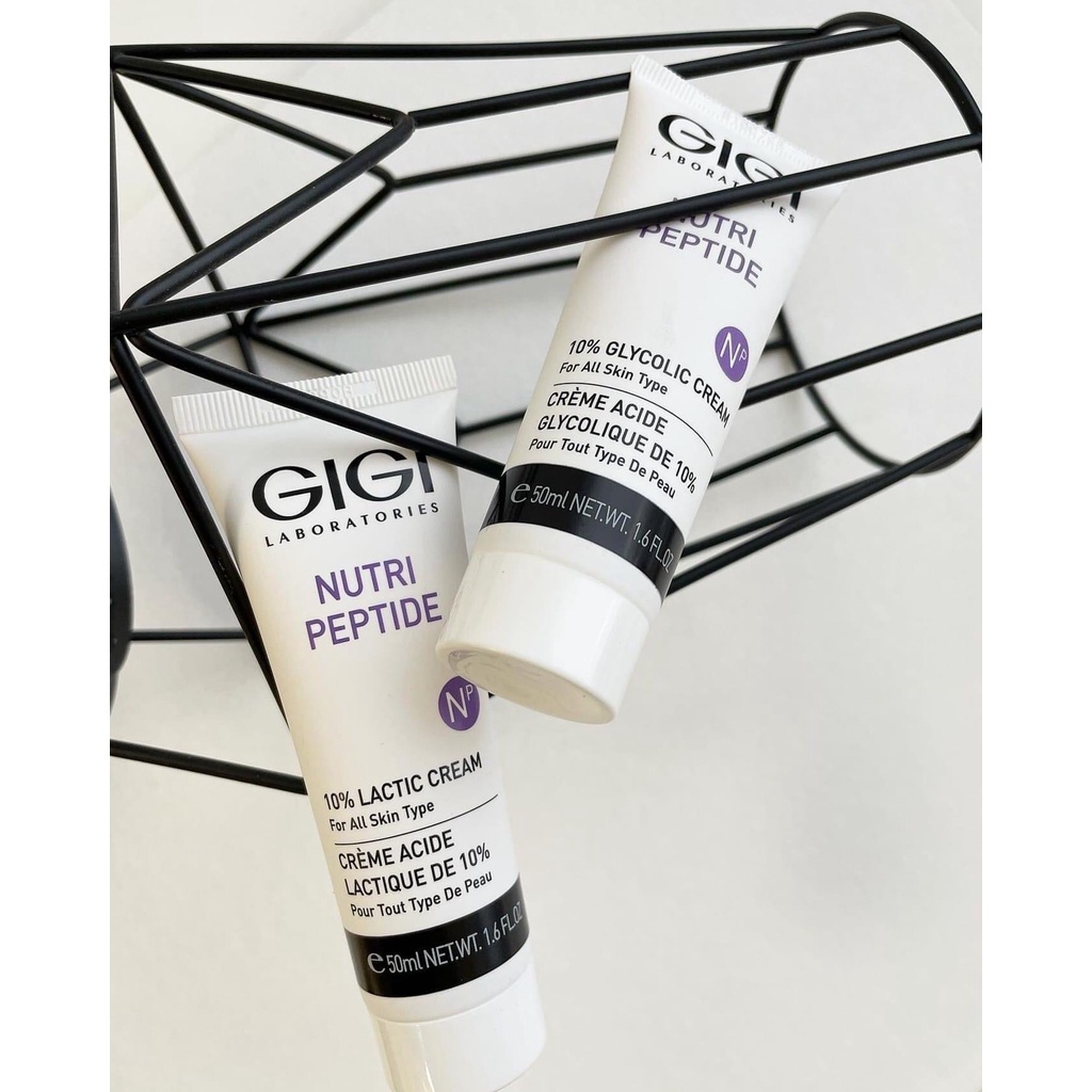 GIGI Nutri Peptide Lactic Cream 10% Kem Dưỡng Tẩy Da Chết, Làm Sáng Da Mờ Thâm