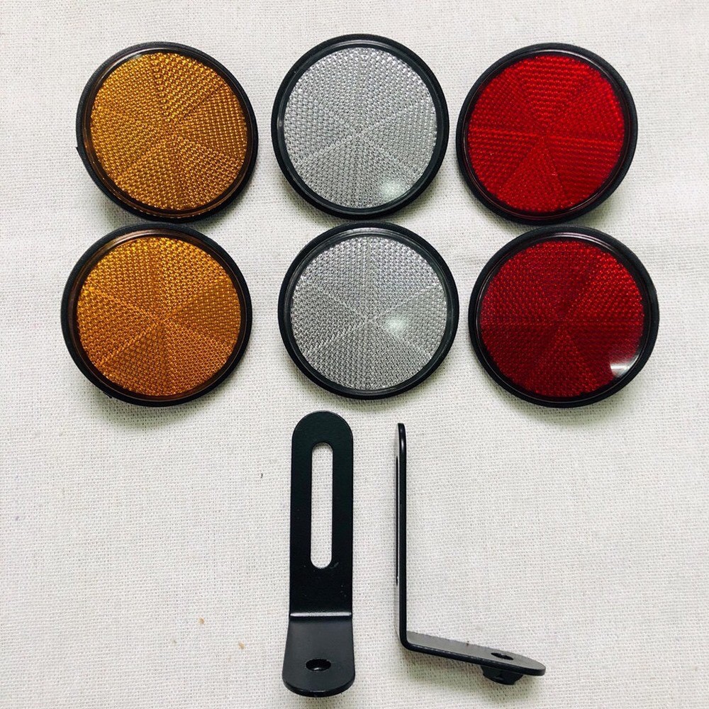 Mắt mèo phản quang gắn bát biển xe máy ( giá 1 cặp)