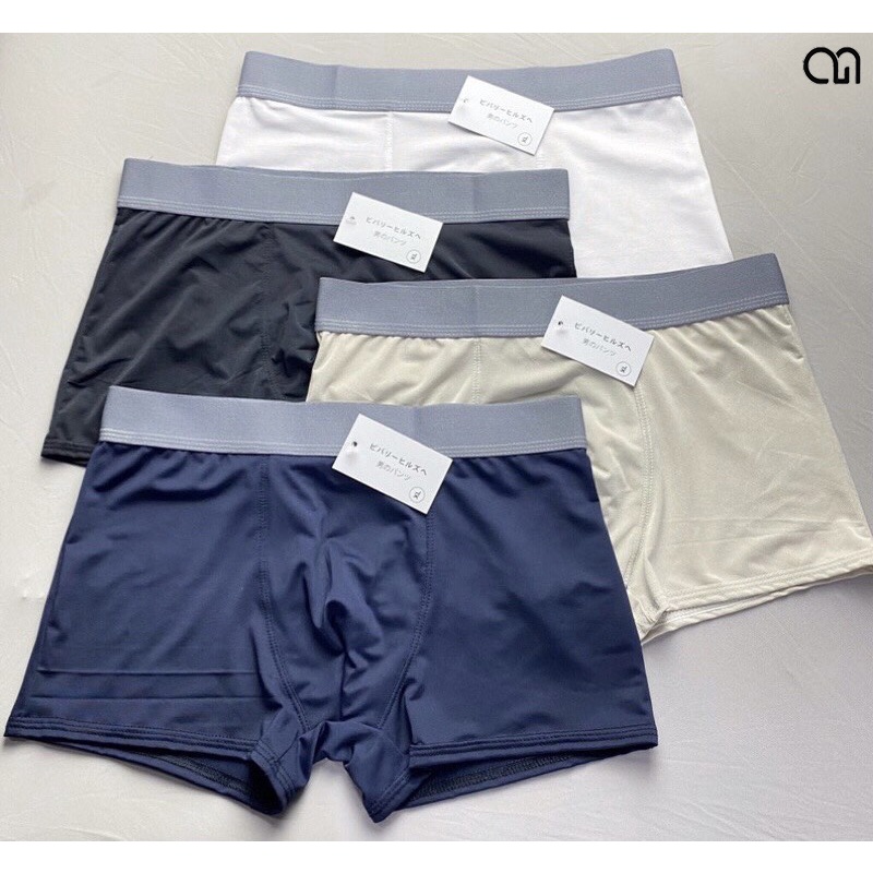Quần sịp nam thun lạnh boxer,quần lót nam đùi co dãn 4 chiều, thoáng mát