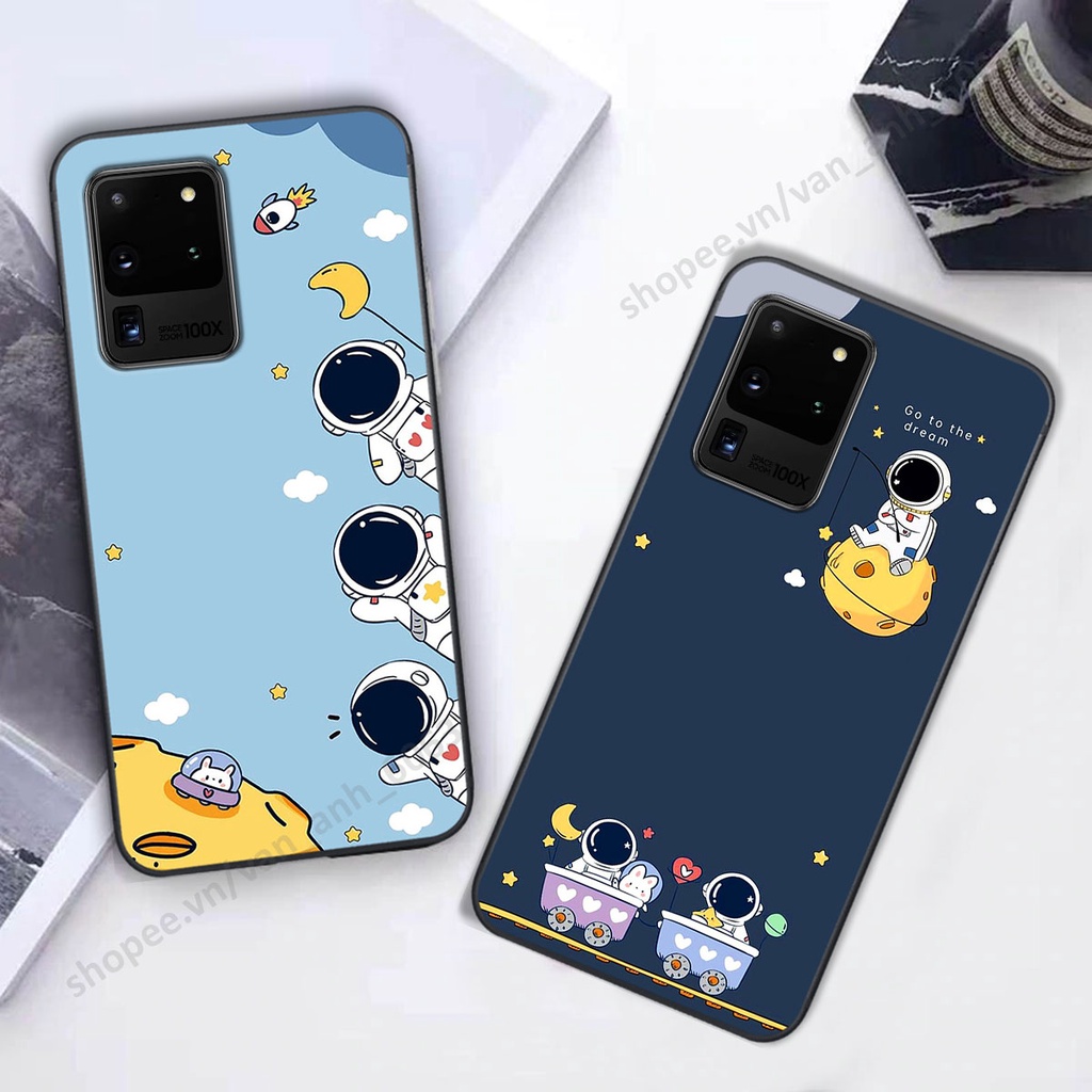 Ốp Samsung S20 Ultra hình bầu trời, phi hành gia đẹp, ốp lưng điện thoại samsung galaxy viền dẻo cao cấp