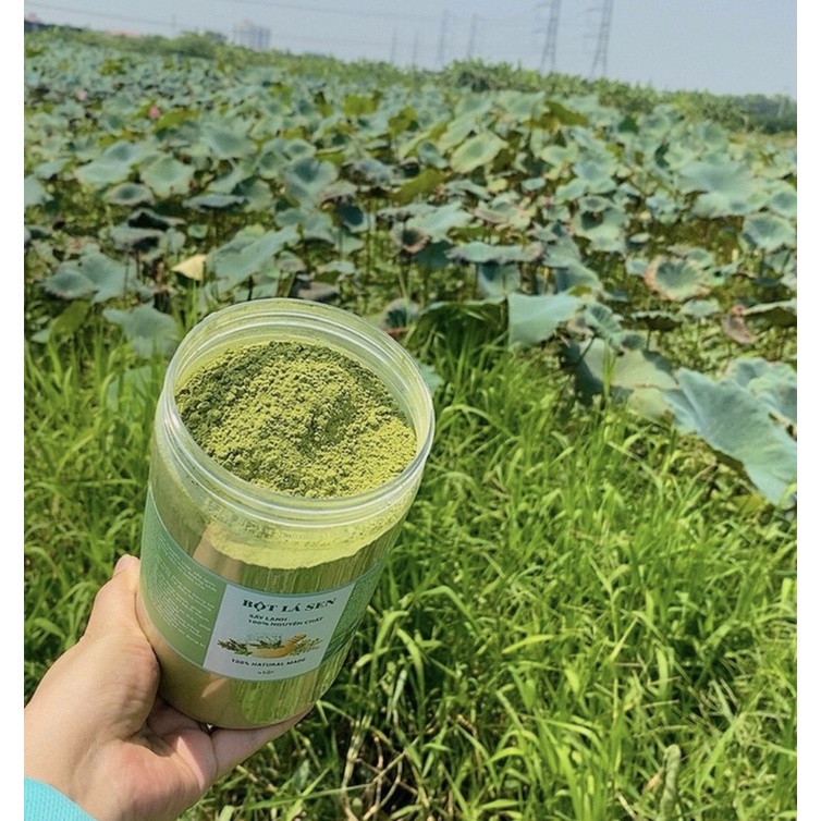 Bột lá sen nguyên chất tự nhiên hộp 500g xịn nhất[Giá sỉ tận gốc ]