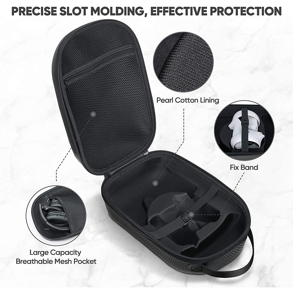 Elite Túi Đựng Bảo Vệ Bằng eva Có Dây Đeo Cho oculus quest 2 meta quest2 vr