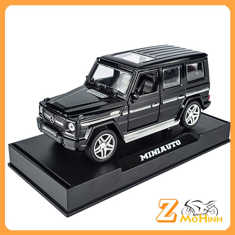 MÔ HÌNH XE Ô TÔ MERCEDES G65 AMG Đen đúc Kim Loại | MINIAUTO tỷ lệ 1:32