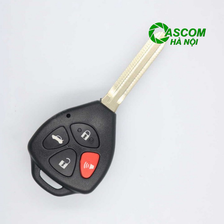 Vỏ khoá Toyota-Vỏ chìa khoá ô tô Toyota Corola,Camry,Innova,Vios,Fortuner,Venza,Yaris,Hilux 4 nút Type 1 chìa thẳng