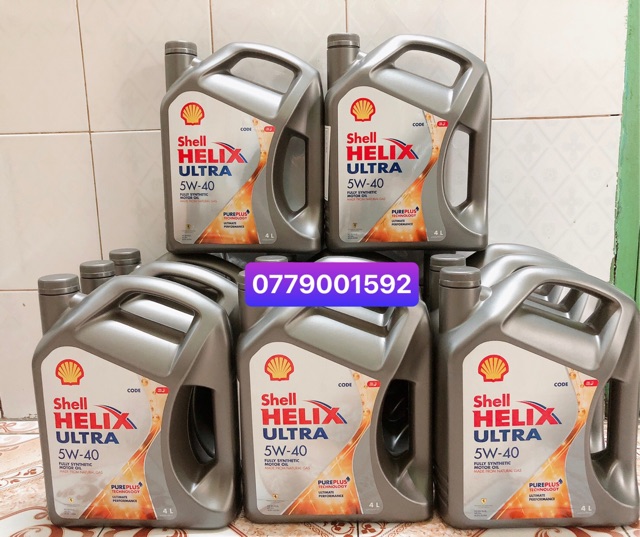 Nhớt Shell Helix Ultra 5W40 4L