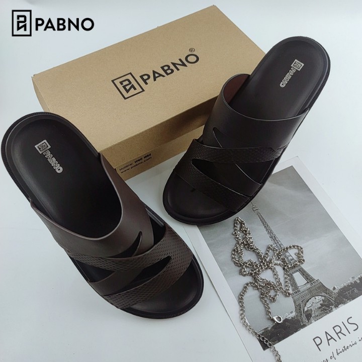 Giày Sandal Nam Quai Ngang Dập Vân [BẢO HÀNH 12 THÁNG] PABNO PN727