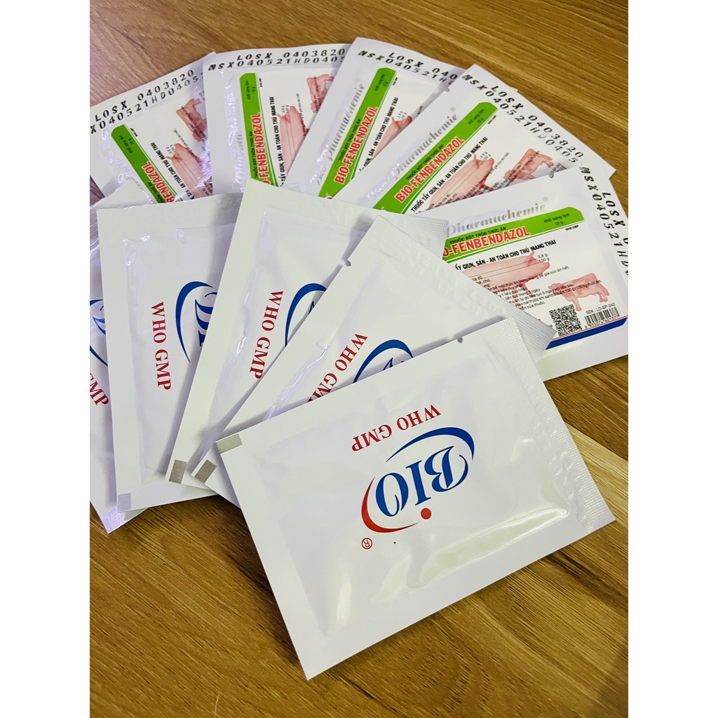 Men Bio Fenbendazol - Tẩy Giun Cho Động Vật Mang Thai
