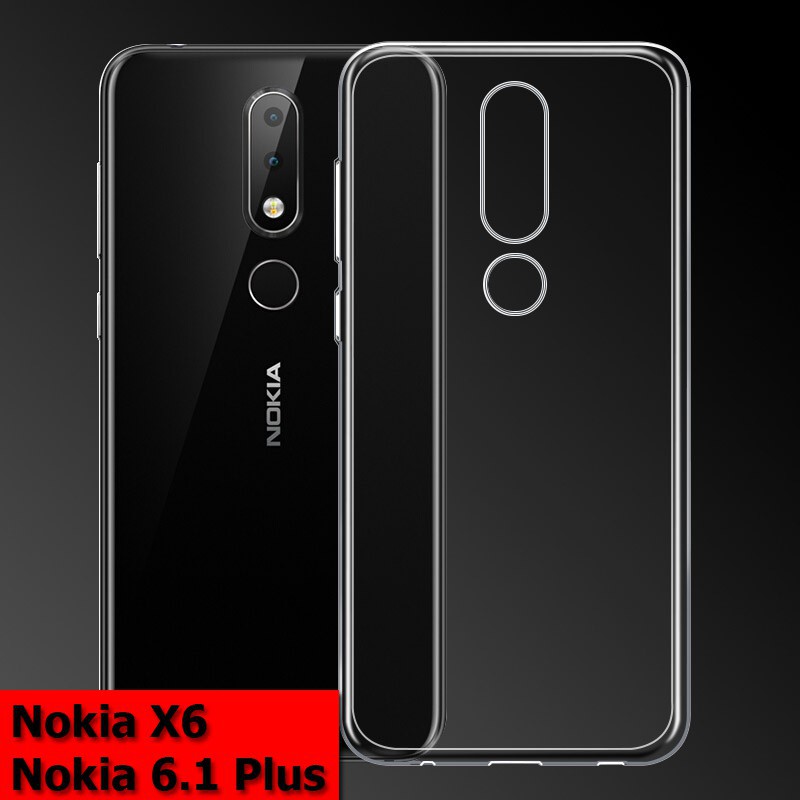 Ốp lưng Silicon dẻo Nokia X6 - Nokia 6.1 Plus - Nokia X5 - Nokia 5.1 Plus