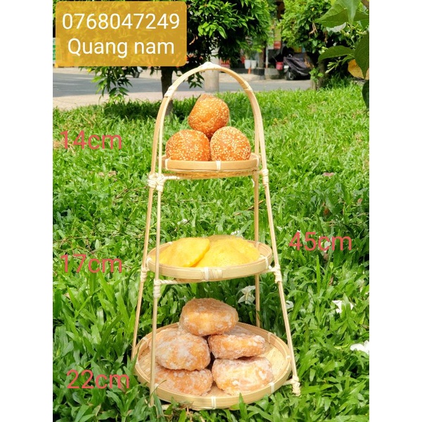 kệ tre,kệ tầng, đựng thức ăn, kệ trang trí.mẹt tre