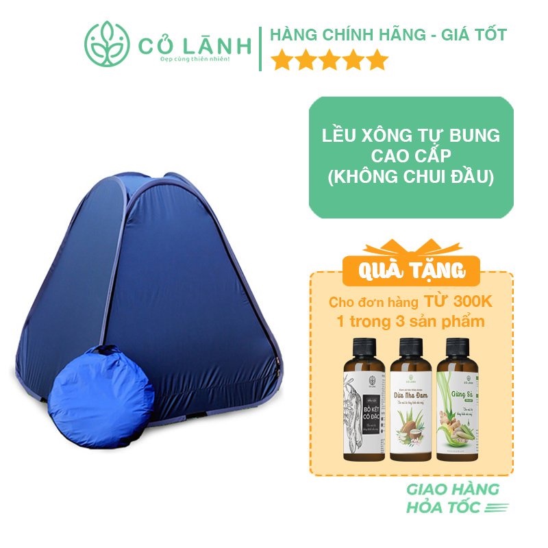 Lều xông hơi cao cấp Cỏ Lành giúp xông hơi giải cảm, xông hơi cho phụ nữ sau sinh nặng 1.8kg