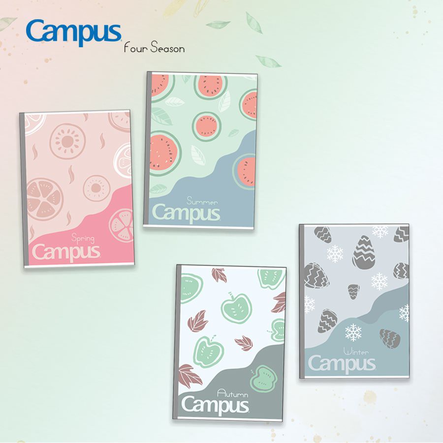 lốc 10 vở kẻ ngang 80trang campus Sumer