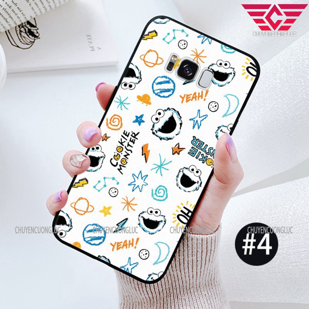 [HOT] Ốp lưng samsung A02S A12 S8 S8+ S9 S9+ S10 S20 S10+ Note 9 10 điện thoại mềm mặt nhám họa tiết quái vật
