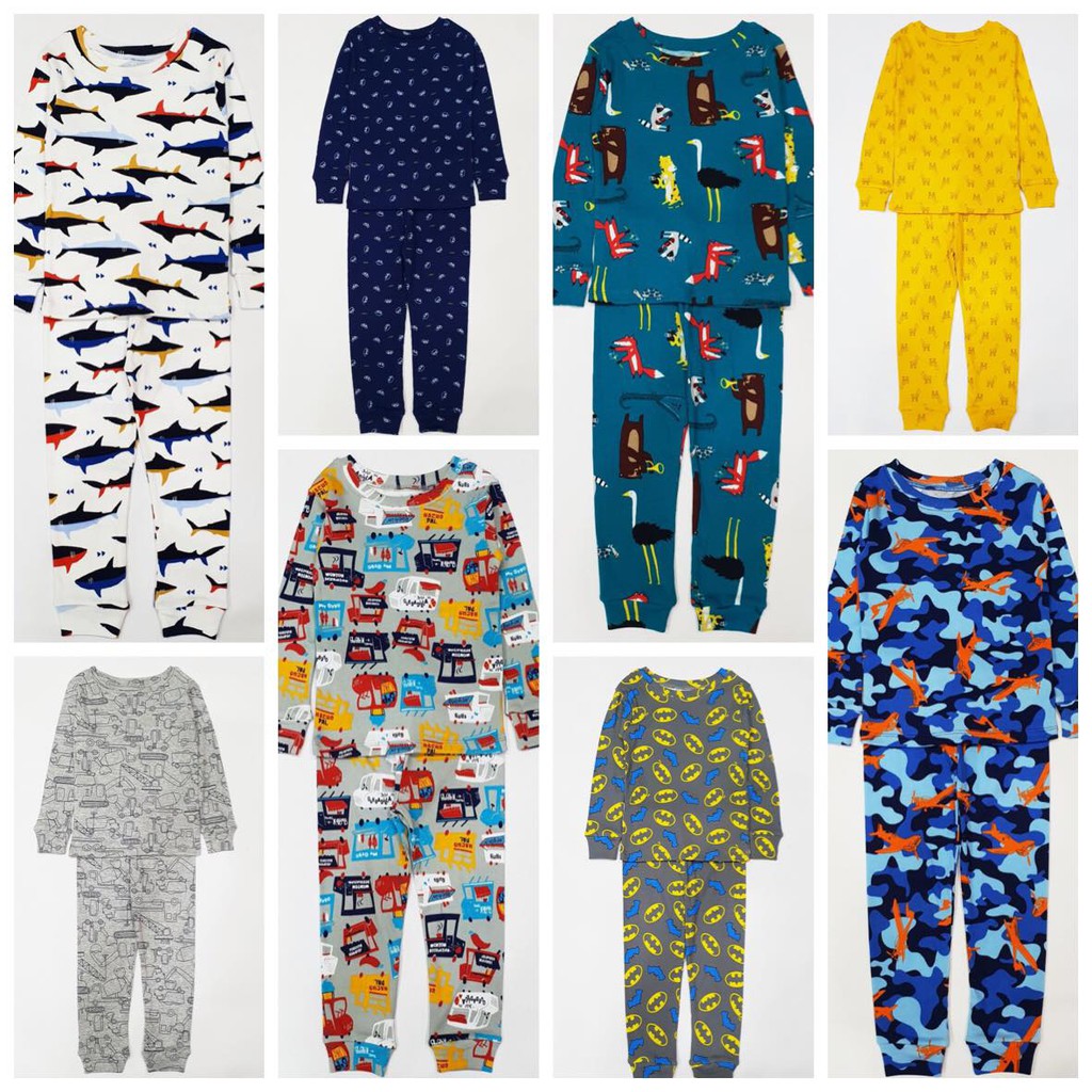 Bộ Carter's tay dài bé trai size 2-8T (1-6 tuổi)