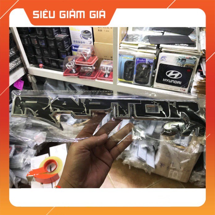 Sản Phẩm Chữ RAPTOR gắn trang trí xe Ranger siêu đẹp, siêu chất Hàng Cao Cấp