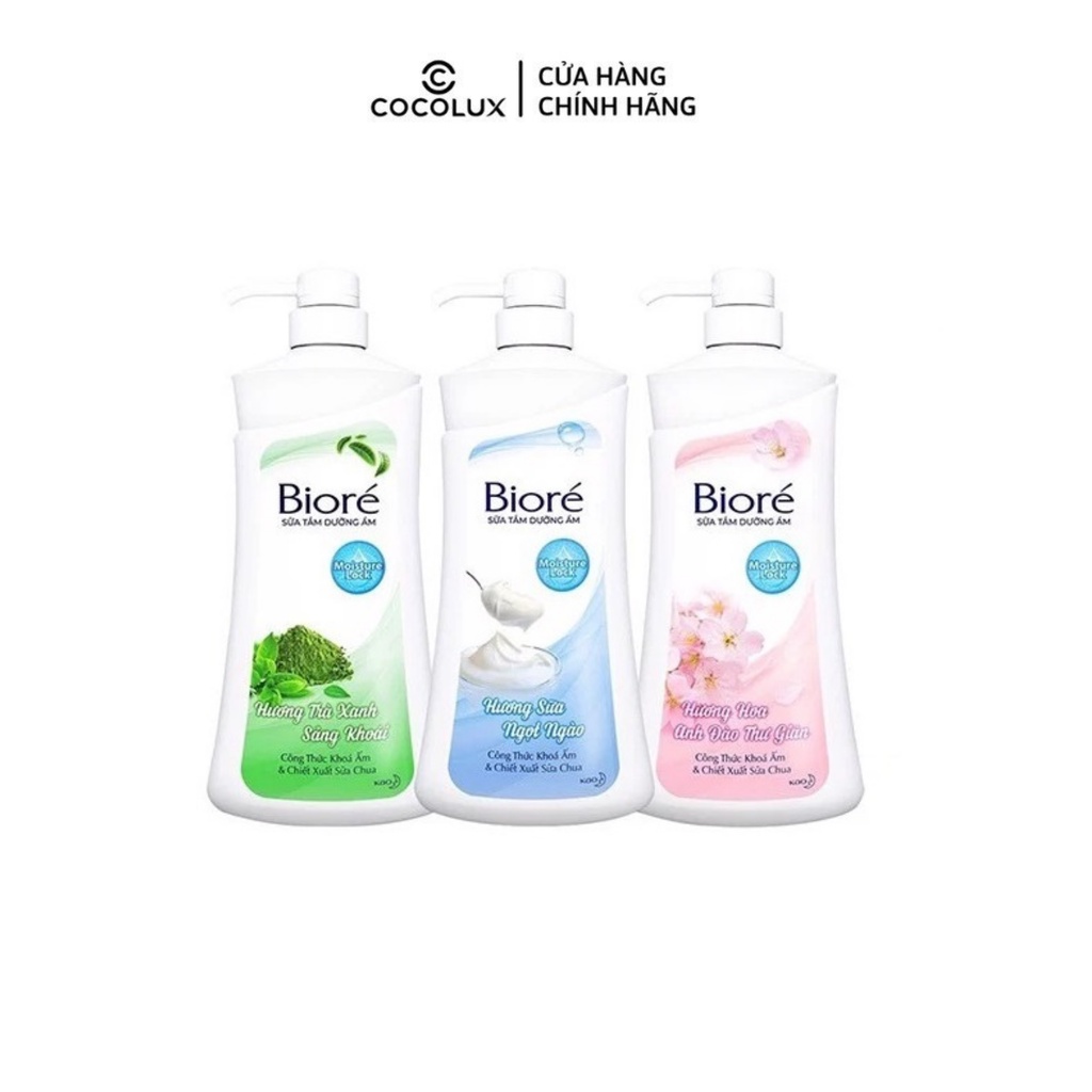 [Công Ty, Tem Phụ] Sữa tắm Biore dưỡng ẩm, sáng da 200g - [COCOLUX]