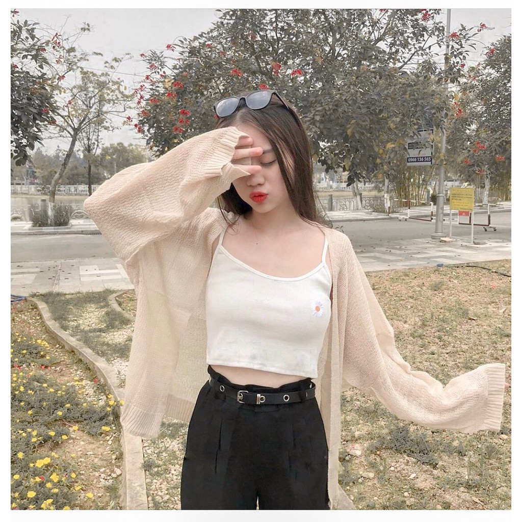 Áo cardigan len mỏng xinh xắn