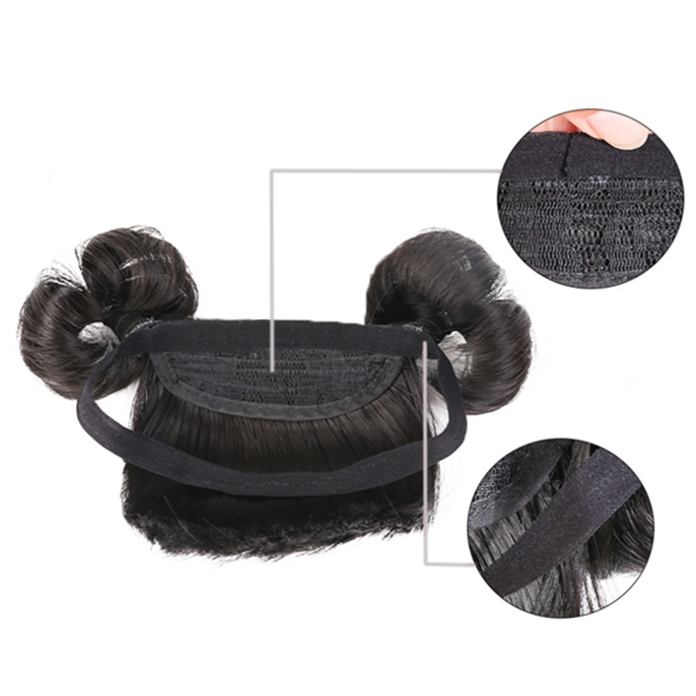 Tóc Giả Bện Qipin Kiểu Công Chúa Dễ Thương Cho Bé Gái