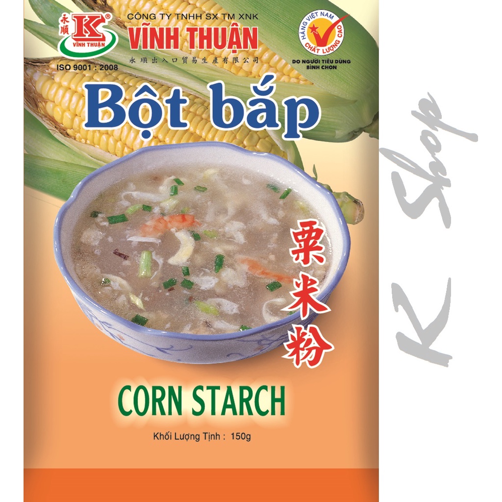 Bột bắp Vĩnh Thuận gói 150g