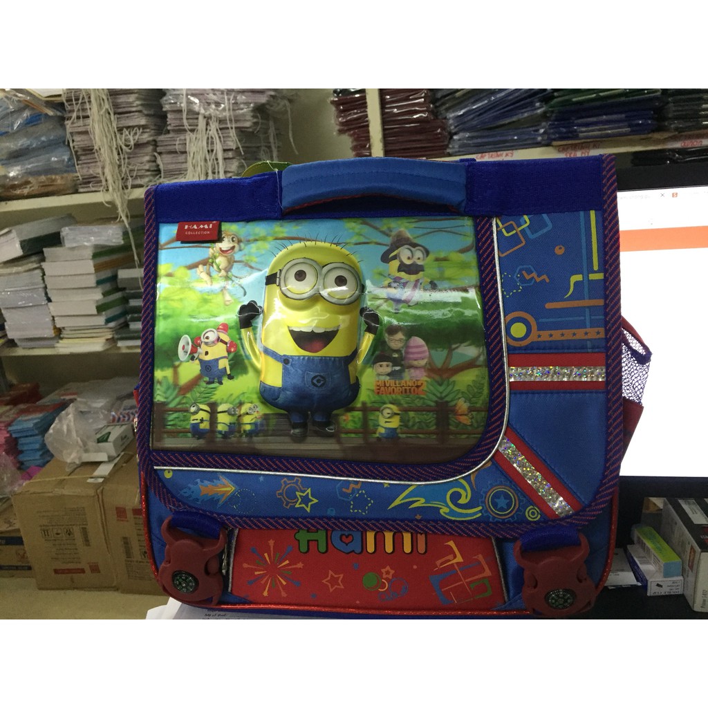 Cặp sách chống gù Hami 175 Minion (có la bàn), phù hợp với lứa tuỏi