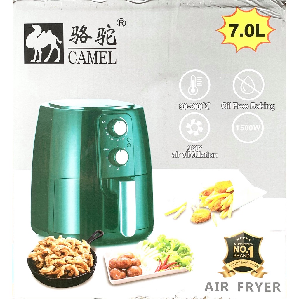 Nồi Chiên Không Dầu CAMEL 7 Lít Chính Hãng