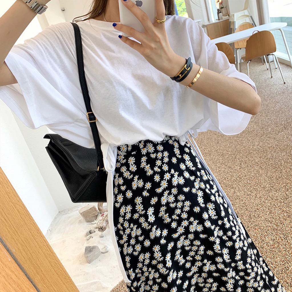 Chân váy dài hoa nhí vintage thời trang -LITASTORE | BigBuy360 - bigbuy360.vn