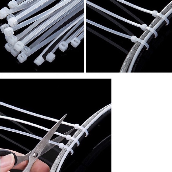 Dây rút nhựa 15cm, 20cm( Khoảng 80 sợi/bịch )