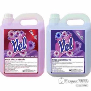 Nước xả vải Vel Đậm Đặc Hương Nước Hoa 5L/Hương hoa Lavender 5L