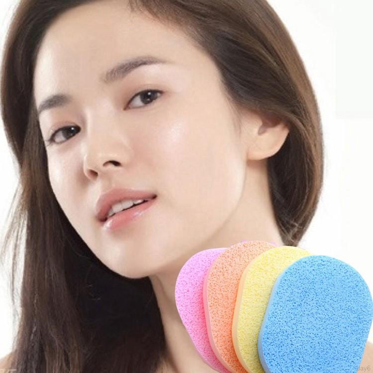 Miếng bọt biển rửa mặt làm sạch sâu mềm mại (random color)