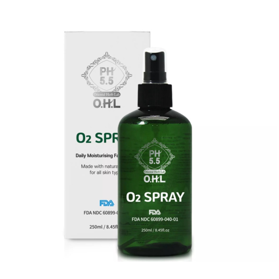 Xịt dưỡng ẩm O.H.L  Herbal O2 Spray 250ml