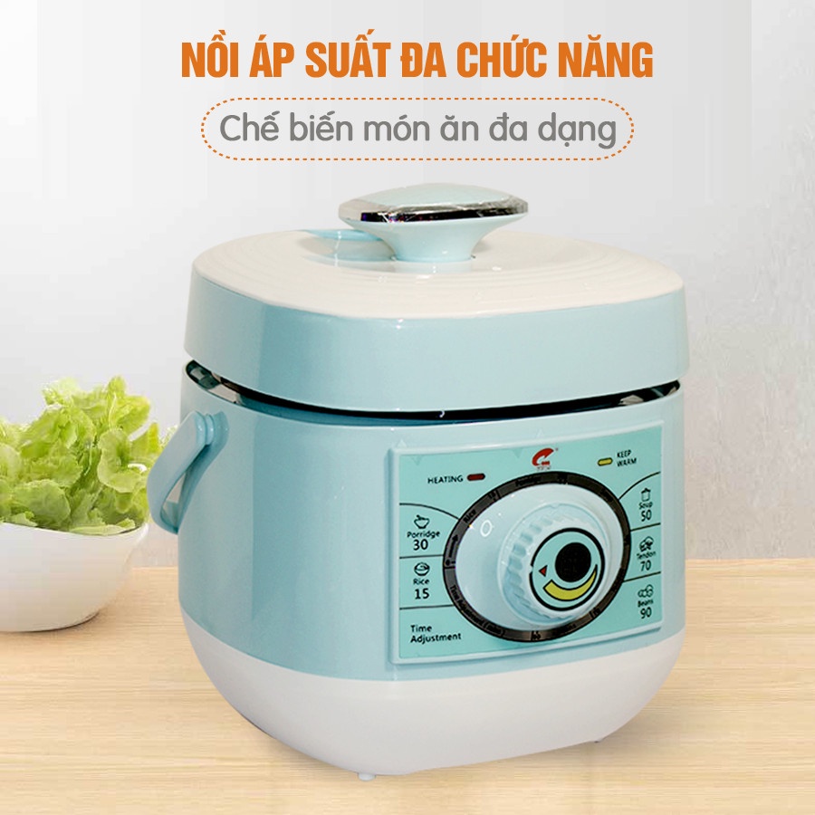 Nồi áp suất Jiplai Jl-1970 hàng chính hãng đa chức năng, đa tiện dụng, tiết kiệm điện năng (có ảnh thật)