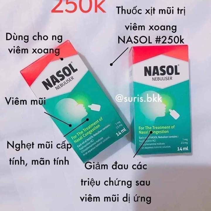 xịt mũi NASOL