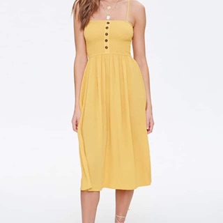 ĐẦM DÂY SMOCKING F21