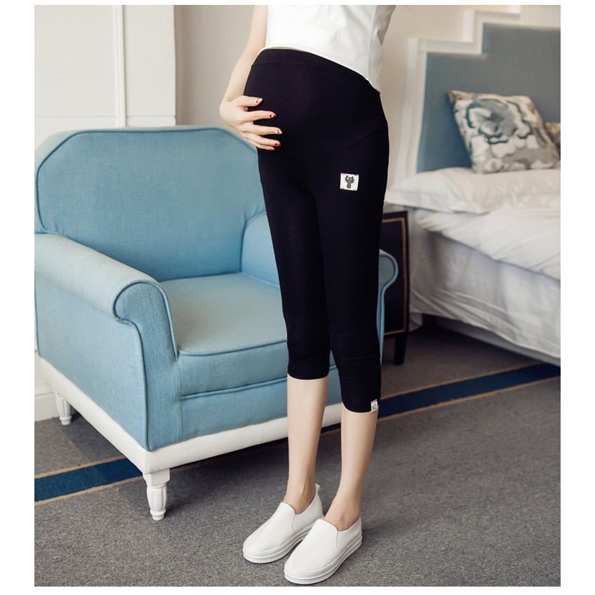 Quần legging bầu lửng cotton dày đẹp