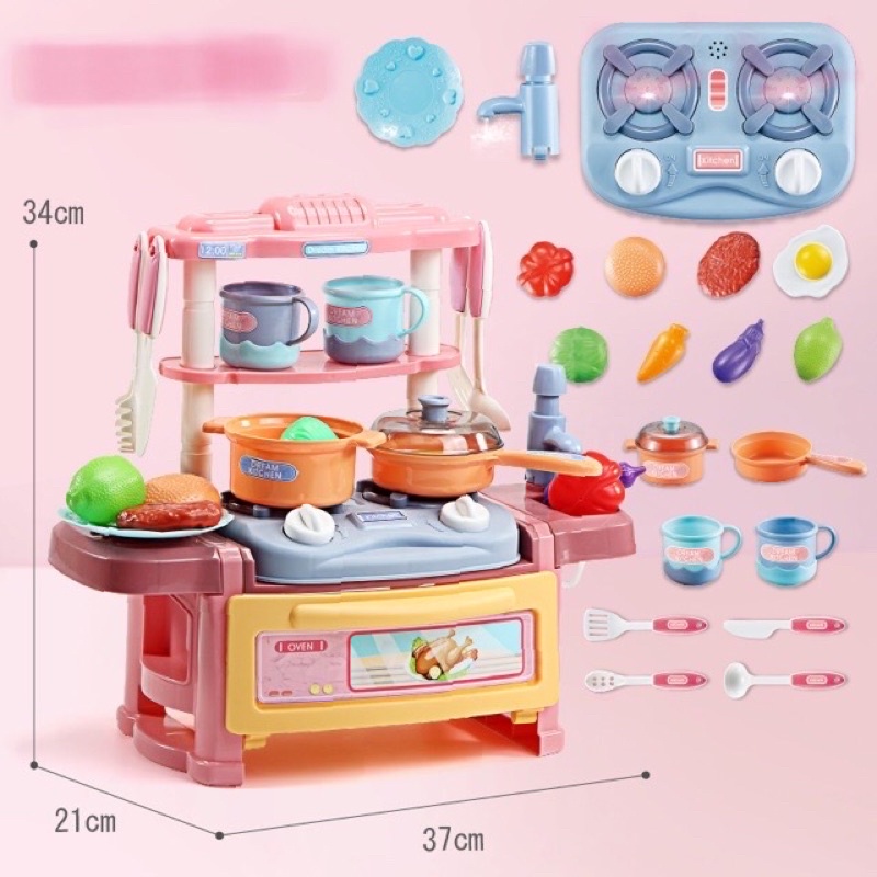Bộ đồ chơi nhà bếp size to cho bé có vòi bơm nước