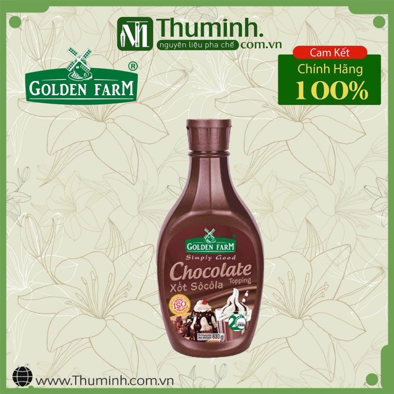 Sốt Golden Farm Có Đủ Hương Chai 630g