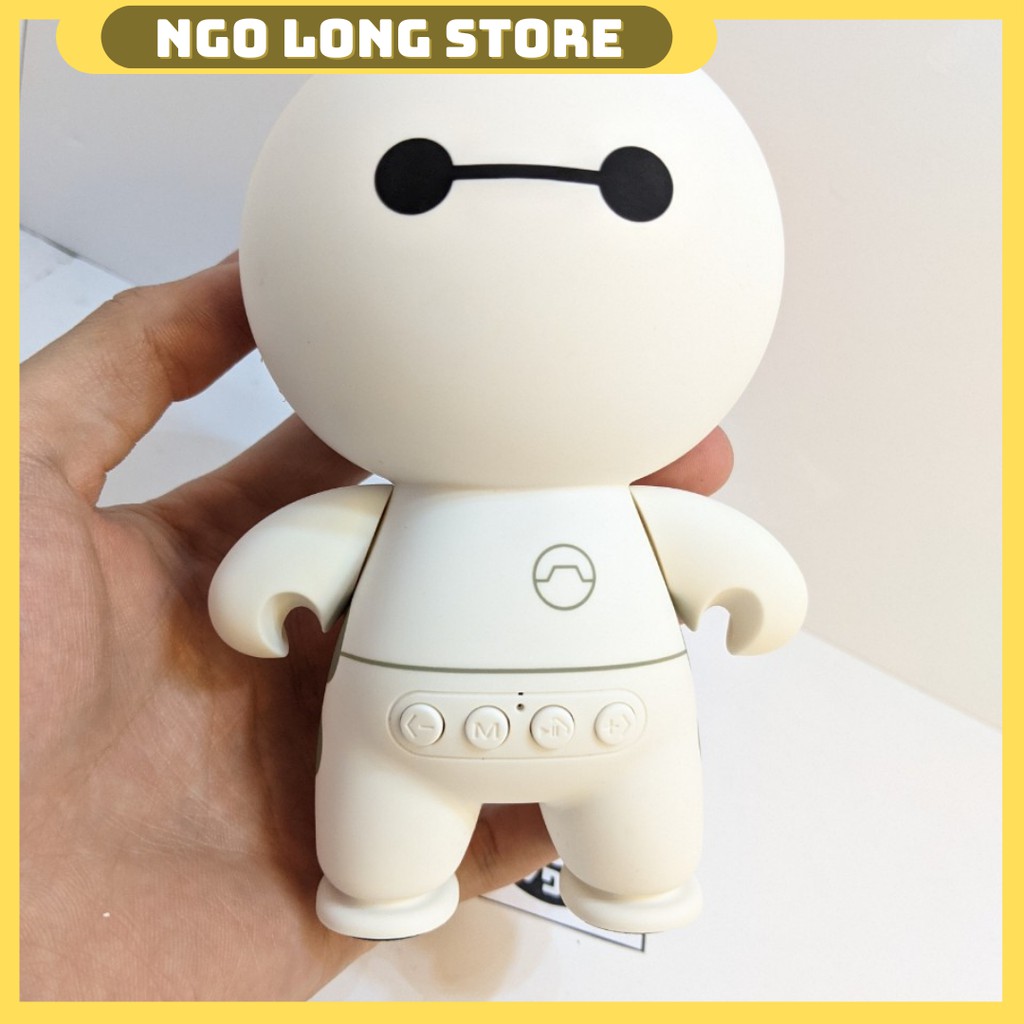 Loa nghe nhạc Bluetooth Mini Baymax A9 Nghe Thẻ Nhớ - USB -(ÂM TRẦM ẤM BASS NỔI)