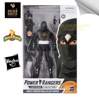 Mô hình Hasbro Power Rangers Lightning Collection Mighty Morphin Ninja Black Ranger