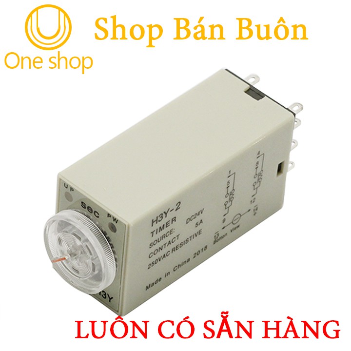 Relay Thời Gian Timer Omron H3Y-2 8P 24V